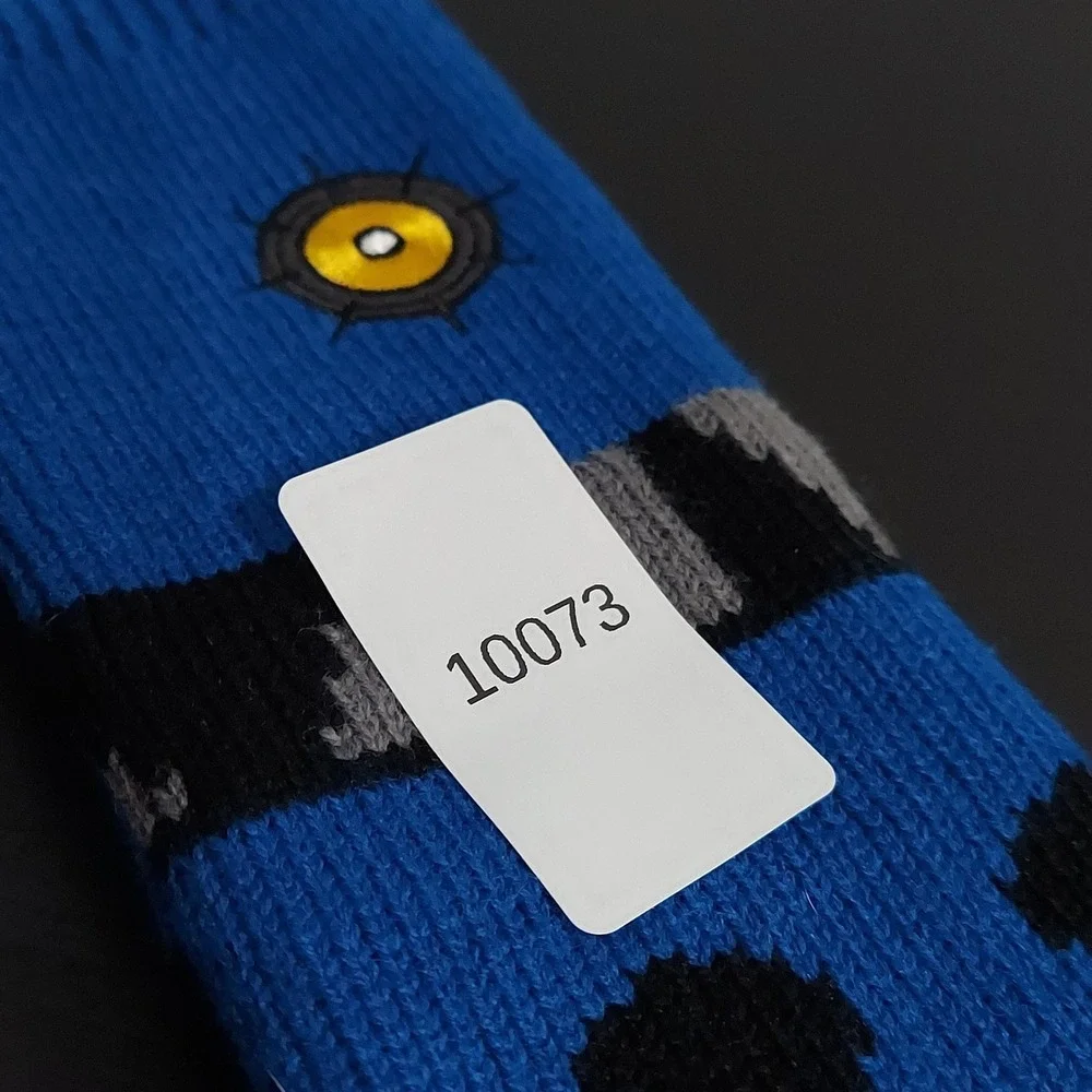 NEW Doctor Who Arm Warmers Womens‎ One Size Blue Dalek Knit Winter Polka Dot